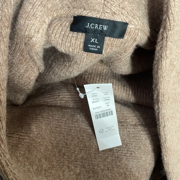 NWT J.Crew Cocoon Sweater Blazer color: Hthr Mushroom - Picture 6 of 12